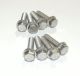 SB Chevy 327 350 383 6Pt Flange S/S Bolts for Fab Sheet Metal Valve Covers NEW