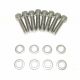 SB Chevy 283 - 302 Allen Head Stainless Steel Cast Valve Cover Bolt Kit NEW