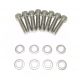 SB Chevy 327 350 383 Allen Head Stainless Steel Cast Valve Cover Bolt Kit NEW