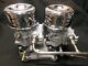 VINTAGE SPEED'S HOT ROD ROCHESTER 2G DUAL TO 4 V ADAPTER SETUP,  HOLLEY PATTERN