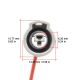 A/C compressor connector Lexus ES 300. 1997-2001. 88320-33120