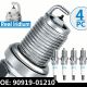 4X Real Iridium Spark Plugs 90919-01210 SK20R11 3297 For Toyota Lexus Camry RAV4