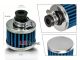 Universal Crankcase Air Breather Blue Filter 5/8