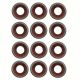 Elring 12pc Engine Valve Stem Oil Seal Set For 542td Audi 90 Euro Van Golf Jetta