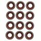 Elring 12pc Engine Valve Stem Oil Seal Set For Golf 1995-99 Jetta 1994-98 SOHC 8