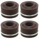 Elring 4pc Engine Valve Stem Oil Seal Set For W201 190D 190E 2.2L 2.3L L4 SOHC