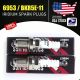 2Pcs Fit NGK 6953 / BKR5E11 OEM Spark Plugs For Nissan Toyota Audi VW Mazda Kia