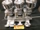 OFFY 3x2 complete Y BLOCK FORD setup with our new 97 Strombergs . HOT ROD