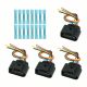 4 Pack Ignition Coil Connector Harness Plugs W/Terminals for VW GTI Jetta Golf