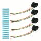 4x Ignition Coil Connector Harness Plugs Wiring W/Terminals for MK4 MK5 MK6 VW