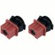 Kit 2 Set Upper Radiator Mount Fit For Mercedes W204 W211 W216 E320 1695040114