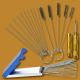 Carburetor Cleaning Kit,  13 Wires + 10 Needles + 5 Brushes + 1 Pick,  Premium Tor