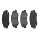 Front 4Pcs Ceramic Brake Pads & 12Pcs Brake Pads Accessory Kit for Honda