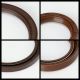 Front & Rear Main Crankshaft Seal For HONDA ACURA 91212-PR3-003 91214-PLE-003