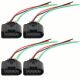 4pcs For Audi A4 VW MK4 Jetta Golf Ignition Coil Connector Harness Plugs Wiring