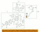 GM OEM 16-24 Equinox Cooling Water Pump-By-Pass Pipe Gasket 12635750