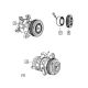 CHRYSLER OEM 09-12 Liberty Condenser, Compressor Lines-Compressor 55111506AC