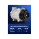 158348 AC Compressor w/Clutch for GS300 RWD 2006, GS350 RWD 2007-2011 | for IS250 RWD/IS350 RWD 2006-2013, Replaces# 7420550 4710567 140635NIP 890141 A75726 205983 4711569 A75736 C1996 7512859