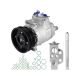 NEW AC Compressor Component Kit Fit for 2012-2013 Audi TT RS Quattro 2.5L, 2012-2014 Volkswagen Beetle 2.5L, 2010-2014 Volkswagen Golf 2.5L, CO 4574JC AK1553, Air Condition automotive replacement