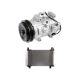 OEM AC Compressor w/ A/C Condenser & Drier For Toyota Yaris 2007-2011