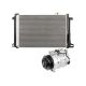 For Mercedes C300 C350 2008 2009 OEM AC Compressor w/ A/C Condenser Drier CSW