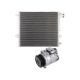OEM AC Compressor w/ A/C Condenser & Drier For Mercedes ML63 AMG 2007-2011