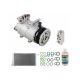 For Ford Focus 2012 2013 2014 A/C Kit w/ AC Compressor Condenser & Drier CSW