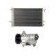 For Chevy Cruze 2014 2015 OEM AC Compressor w/ A/C Condenser & Drier TCP