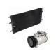 For Audi A6 & A7 Quattro AC Compressor w/ A/C Condenser & Drier TCP