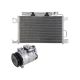 For Mercedes C230 C280 C350 W203 OEM AC Compressor w/ A/C Condenser Drier TCP