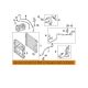 MERCEDES OEM 14-20 CLS400 Condenser, Compressor Lines-Compressor 000830740080