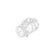 Genuine Volkswagen A/C Compressor 1K0-820-808-H