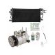 For Ford Explorer 2.3L 2016 2017 OEM AC Compressor w/ A/C Condenser & Drier