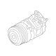 New Genuine BMW A C Compressor W O Magnetic (2016-2018) OE 64529396723
