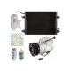 For Jaguar XJ8 2002 A/C Kit w/ AC Compressor Condenser Drier