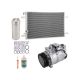 For Audi A6 4.2L V8 2006-2008 OEM AC Compressor w/ A/C Condenser & Drier DAC