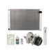 A/C Kit w/ AC Compressor Condenser & Drier For Infiniti G35 & G37 2007 2008