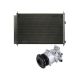OEM AC Compressor w/ A/C Condenser & Drier For 2008 Toyota RAV4 2.4L