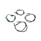 ABS Speed Sensors Set of 4 for 745 760 E65 7 Series BMW 745i 745Li 760Li 2003
