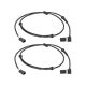 Hella Rear Left & Right ABS Sensor Kit for A4 A4 Quattro S4 With 2-Pin Connector