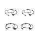 Hella Front and Rear ABS Sensor Kit for Audi A4 Quattro Base 2.8L V6 AWD FWD