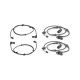 Hella Front & Rear Left Right ABS Wheel Speed Sensor Kit for Audi A4 Quattro S4