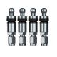 4x Tire Pressure Sensors TPMS Sensors Metal Valve Gunmetal for BMW 7 Series 2006