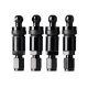 4x Tire Pressure Sensors TPMS Sensors Metal Valve Black for BMW 7 Series 2015-20