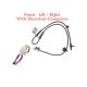 ABS Wheel Speed Sensor W/ Connector Front L/R Fits Chrysler Pacifica 2004-2007