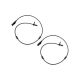 Pair ABS Speed Sensors Set of 2 Rear Driver & Passenger Side for Mercedes