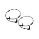 Set of 2 ABS Speed Sensors Front Driver & Passenger Side for MB Mercedes Pair