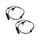 ABS Speed Sensors Set of 2 Rear Driver & Passenger Side Left Right for X2 Pair