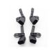 4pc OEM Front and Rear ABS Wheel Speed Sensor for Audi Q5 VW Passat Golf Jetta.