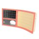 FOR 00-11 VW SURAN/GOLF/CANDY/POLO .4L .6L GREEN WASHABLE HIGH FLOW AIR FILTER